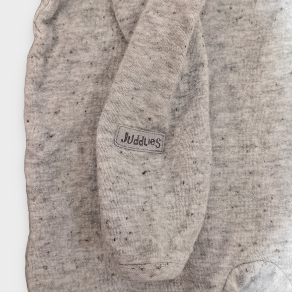 XS 0-3 Months Juddlies Breathe - Eze Sleeper Pale Grey Fleck - Picture 4 of 5